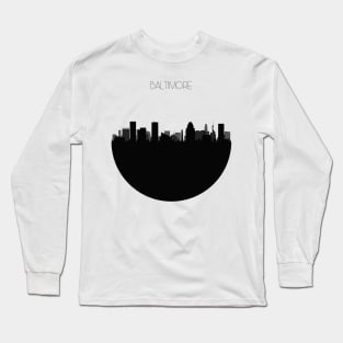 Baltimore Skyline Long Sleeve T-Shirt